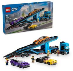 LEGO CITY - LE TRANSPORTEUR DE VÉHICULES AVEC VOITURES DE SPORT #60408